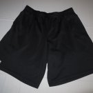 Mens Under Armour Loose Long Shorts LG Large Black Basketball Athletic Workout