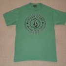 Mens Volcom Stone Logo SS Short Sleeve T Shirt S Small Green Graphic Tee Shirt