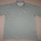 Mens Columbia PFG Performance Fishing Gear SS Polo Shirt Large Green Vented