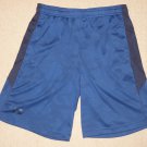 Mens Under Armour Heatgear Loose Basketball Athletic Long Shorts LG Large Blue
