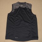 Mens Nike Dri-Fit Sleeveless Tank Top Large Blue Athletic Fitness Running Gym