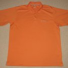 Mens Columbia PFG Performance Fishing Gear Omni-Shade SS Polo Shirt Large Orange