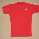 Mens Under Armour Compression Base Layers Short Sleeve SS Shirt LG Large Red
