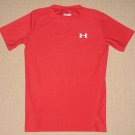 Mens Under Armour Compression Base Layers Short Sleeve SS Shirt XL XLarge Red
