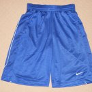 Mens Nike Basketball Athletic Training Running Long Shorts Small Blue 2 Pockets