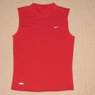 Mens Nike Dri-FIt Compression Base Layers Sleeveless Tank Top Medium Red Workout