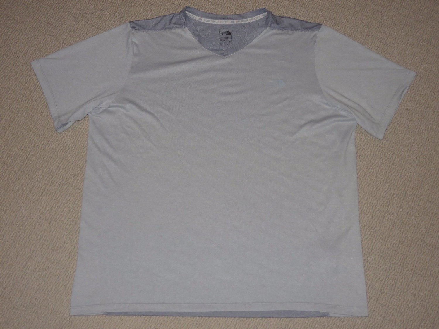Mens The North Face Flashdry-XD Short Sleeve SS Shirt XL Gray Mountain Athletics