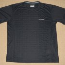 Mens Columbia Omni-Freeze Advanced Cooling Short Sleeve SS Shirt L Large Blue