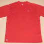 Mens Nike Performance Athletic Running Workout Short Sleeve Shirt L Large Red