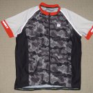 Mens Nishiki Cycling Bike Bicycle Full Zip Jersey Large Camouflage 4 Pockets