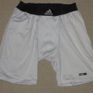 Mens Adidas Climalite Compression Cup Pocket Base Layers Shorts Small White