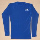 Mens Under Armour Compression Base Layers Long Sleeve LS Shirt SM Small Blue
