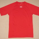 Mens Under Armour Compression Base Layers Short Sleeve SS Shirt MD Medium Red
