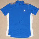 Mens Pearl Izumi Select Series Cycling Full Zipper Jersey 3 Pockets Large Blue
