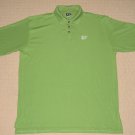 Mens Under Armour UA Rivera Golf Club Short Sleeve SS Polo Shirt LG Large Green