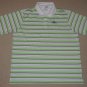 Mens Adidas Climalite Pinewild Country Club SS Golf Polo Shirt XL Striped Green