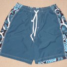 Mens Speedo Swimwear Swimsuit Swim Suit Board Surf Beach Short Trunks Large Blue