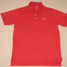 Mens Adidas Climalite Short Sleeve SS Golf Tennis Polo Shirt M Medium Red Poly.