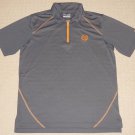 Mens Under Armour Loose Heatgear Golf Tennis Short Sleeve Polo Shirt Large Gray