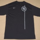 Mens Nike Dri-Fit 90 Athletic Running Short Sleeve SS Shirt M Medium Blue