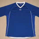 Mens Under Armour Short Sleeve SS Shirt Athletic Workout Fitness MD Medium Blue
