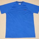Mens Under Armour Heatgear Loose Short Sleeve SS Shirt SM Small Blue Athletic