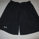 Mens Under Armour Long Shorts XL XLarge Black Basketball Athletic Fitness