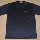 Mens Nike Short Sleeve SS Shirt Large Blue Athletic Running Workout Fitness Gym