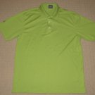 Mens Nike Dri-Fit Short Sleeve Golf Polo Shirt Large Green Tennis Polyester