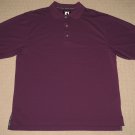 Mens Footjoy FJ Prodry Pique Short Sleeve SS Golf Polo Shirt Large Purple Solid