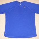 Nike Dri-Fit Miller Running Short Sleeve SS Shirt XL XLarge Blue Athletic