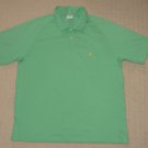 Mens Brooks Brothers Original Fit Short Sleeve SS Polo Shirt Large Green Solid