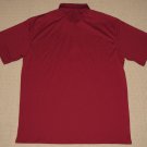 Mens Nike Fit Dry Short Sleeve SS Golf Tennis Polo Shirt XL Burgundy Solid Poly.