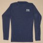 Mens Under Armour Compression Base Layer Long Sleeve LS Shirt SM Small Blue