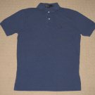 Mens Ralph Lauren Short Sleeve Casual Polo Shirt S Small Blue Solid Horse Logo