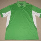 Mens Cutter & Buck CB Drytec Short Sleeve SS Golf Polo Shirt XXL 2XL Green White
