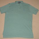 Mens Ralph Lauren Short Sleeve SS Polo Shirt XL XLarge Solid Horse Logo Green