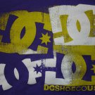 Mens DC Shoes Co. Logo SS Short Sleeve T Shirt M Medium Purple Graphic Tee Shirt