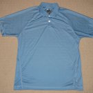 Mens Adidas Climacool Short Sleeve SS Golf Tennis Polo Shirt Medium Solid Blue