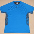 Mens Under Armour Heatgear Regular Coupe Normale SS Shirt MD Medium Blue Black