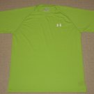 Mens Under Armour Heatgear Loose Coupe Lache Short Sleeve Shirt MD Medium Green