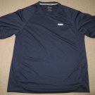 Mens Reebok Hydromove Athletic Fitness Running Short Sleeve SS Shirt XL Blue