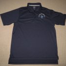 Mens Adidas Cllimalite Bar Harbor Whale Watch Co. Staff SS Polo Shirt Large Blue