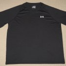 Mens Under Armour Heatgear Loose Coupe Lache SS Shirt 2XL 2TG 2EG Black Athletic