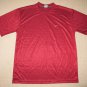 Mens Nike Athletic Running Workout Fitness Short Sleeve Shirt L Large Red