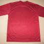 Mens Nike Athletic Running Workout Fitness Short Sleeve Shirt L Large Red