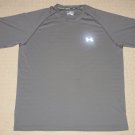 Mens Under Armour Heatgear Regular Coupe Normale Short Sleeve Shirt 2XL XXL Gray