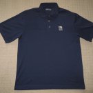Mens Nike Fit-Dry Cedar Creek Golf Club Short Sleeve Polo Shirt Large Blue EUC