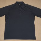 Mens Nike Fit Dry Short Sleeve SS Golf Polo Shirt Large Blue Tennis Polyester