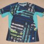 Mens Nike Pro Combat Dri-fit Fitted Short Sleeve SS Shirt XL XLarge Green Blue